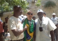 Pastor Boni (left) and Pastor Francois (right) with the pastor of a Brazilian church who we met in Jerusalem.