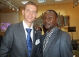 Brother Adrian (South Africa) with Evangelist Rodrick (DRC)